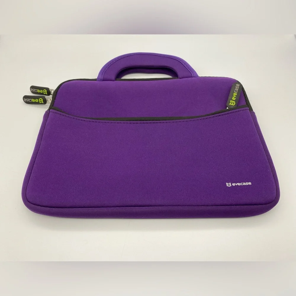 Evacase Purple Zippered 7-8” Tablet Sleeve Case Cover